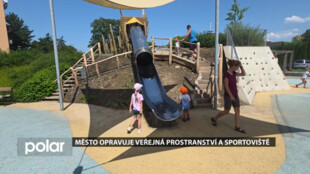 Město v létě opravuje veřejná prostranství a sportoviště