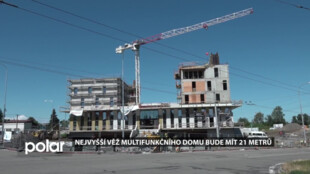 Multifunkční dům v Muglinově už má jasnou podobu. Nejvyšší věž bude mít přes 20 metrů