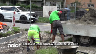 Poruba dá letos do oprav komunikací 60 mil. Kč. Nový povrch získal také chodník na ul. Z. Štěpánka
