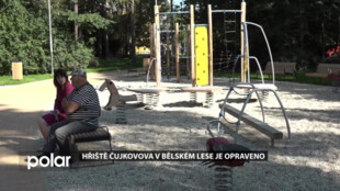 Hřiště Čujkovova v Bělském lese je po renovaci