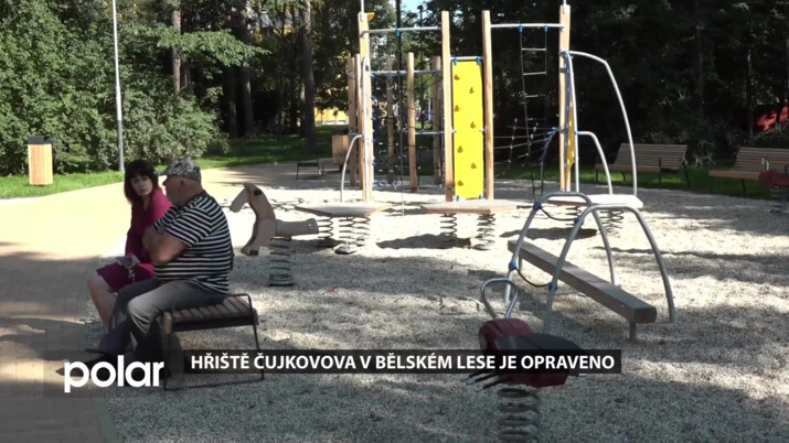 Hřiště Čujkovova v Bělském lese je po renovaci