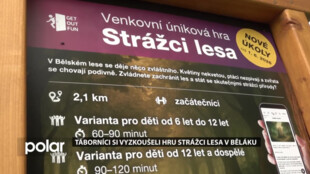 Táborníci si vyzkoušeli hru Strážci lesa v Bělském lese. Ta nabízí nyní nabízí novinky
