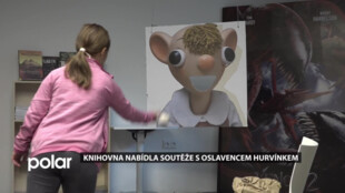 Knihovna nabídla soutěže s oslavencem Hurvínkem