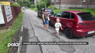 Oprava ulic v Havířově ukončí nelegální parkování ve vnitrobloku