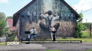 Horní Suchá uctila památku obětí Životické tragédie u muralu