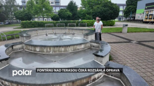 Fontánu na náměstí Nad Terasou čeká rozsáhlá oprava