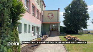 Rekonstrukce mateřské školy v Chlebičově míří do finále.
