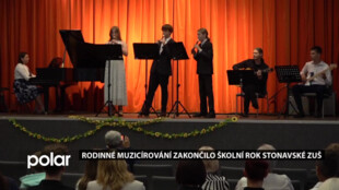 Rodinné muzicírování zakončilo školní rok stonavské ZUŠ