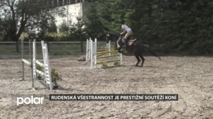 Rudenská všestrannost je prestižní soutěží desítek koní z celé ČR