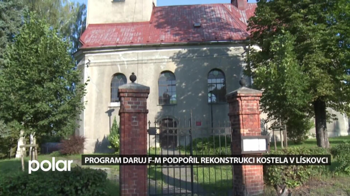 Kostel v Lískovci se rekonstruuje, přispěli občané i město