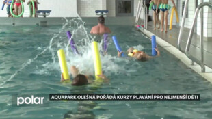 Frýdek-Místek pořádá kurzy plavání pro malé děti