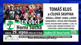 Den obce Horní Suchá nabídne opět bohatý program