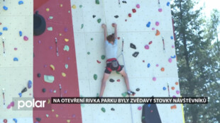 Rivka Park otevřen: nový volnočasový areál zaplnily stovky návštěvníků
