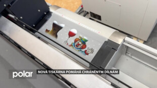 Nová tiskárna pomáhá chráněným dílnám Charity Opava. Výrazně urychluje práci