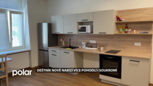 Chráněné bydlení Deštník v Opavě prošlo rekonstrukcí. Nově nabízí více pohodlí i soukromí
