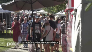 Jeseníky se oblékly do fialové, voněly a chutnaly díky již 25. Borůvkovým hodům