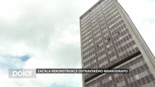 Zchátralý ostravský mrakodrap ožívá. Začala jeho velká přestavba
