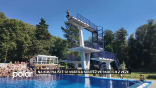 Na koupaliště v Havířově se vrátila soutěž ve skocích z desetimetrové věže