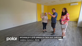 Rychvald v létě opravuje své školy, školky i sportoviště