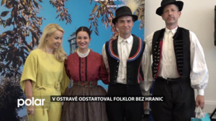 Ostrava přivítala účastníky festivalu Folklor bez hranic. V ulicích roztančí celé město