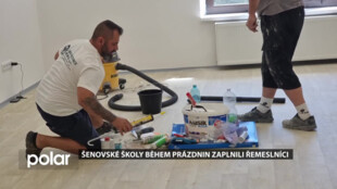 Šenovské školy během prázdnin zaplnili řemeslníci. Rekonstruuje se ZŠ i ŽUŠ