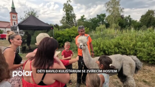Děti bavilo Kulišťárium se zvířecím hostem