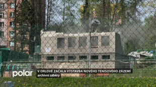 V Orlové začala výstavba nového tenisového zázemí