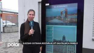 Jízdní řády i úřední deska na ulici. Slezská Ostrava rozšiřuje síť digitálních panelů