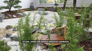 Mariánskohorská ZŠ Gen. Janka má novou zenovou zahradu a dokončuje relaxačně-terapeutickou místnost