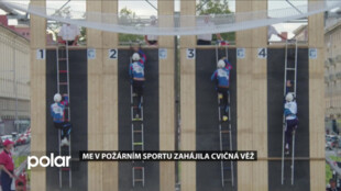 ME v požárním sportu zahájila cvičná věž. Ti nejlepší to zvládnou za 13 vteřin
