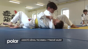 Judisté na konci prázdnin oživili bojovou techniku i týmové vazby