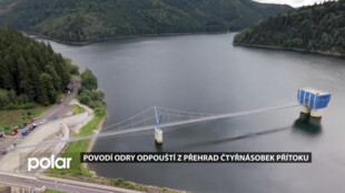 Řekám chybí voda. Povodí Odry odpouští z přehrad čtyřnásobek přítoku