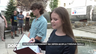 Patronem vzpomínky na srpen 68 byla Tyršova škola