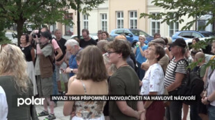 Srpnovou invazi připomněli Novojičínští na Havlově nádvoří