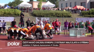 Čeští hasiči ovládli Evropu. Ze šampionátu v Ostravě mají zlato a stříbro