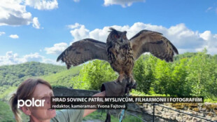 Hrad Sovinec patřil myslivcům, filharmonii i vernisáži výstavy Jindřicha Štreita