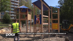 Karviná pokračuje v opravách vnitrobloků a veřejných prostranství