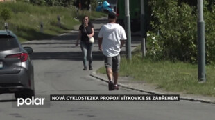 Nová cyklostezka ve Vítkovicích zvýší bezpečnost chodců a propojí obvod se Zábřehem