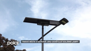 Tmavá místa v Ostravě-Jihu osvětlují solární lampy