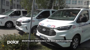 Šest nových sanitek za více než dvanáct milionů korun pro nemocnici v Bruntále