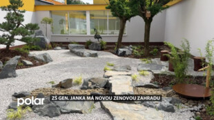 Mariánskohorská ZŠ Gen. Janka má novou zenovou zahradu. Nabídne zklidnění a relaxaci