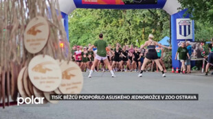 Tisíc běžců podpořilo asjiského jednorožce. Konal se desátý charitativní běh v Zoo Ostrava