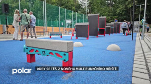 Odry se těší z nového multifunkčního hřiště, nechybí ani parkour nebo bouldery