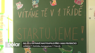 Do ZŠ v Ostravě nastoupilo přes 3 tisíce prvňáčků, je to více než loni