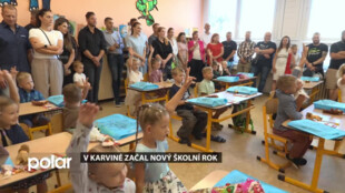 V Karviné začal nový školní rok, prvňáčci obdrželi dárky od města