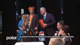 Nováčci SŠ gastronomie, oděvnictví a služeb F-M byli slavnostně přijati do školy
