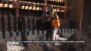 V Karviné pokračuje stavba inhalatoria a rekonstrukce koníren a mléčnice