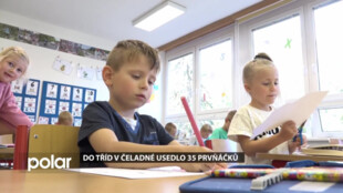 Do tříd v Čeladné usedlo 35 prvňáčků