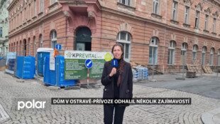 Rekonstrukce stoletého domu v Ostravě-Přívoze odhalila několik historických zajímavostí