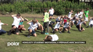 Mladé hokejisty Studénky motivoval v přípravě hráč Bostonu